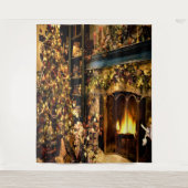 Kerst achtergrond wandkleed (Voorkant)