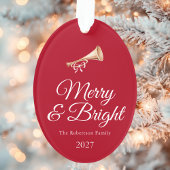 Kerst Acryl Ornament met Speelsoldaat