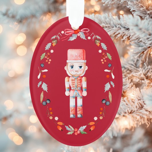 Kerst Acryl Ornament met Speelsoldaat
