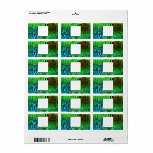 Kerst Adresetiketten en stickers (Full Sheet)