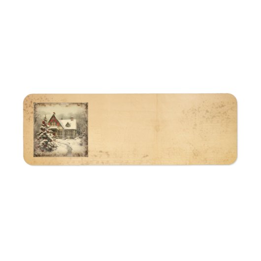 Kerst  Adresetiketten Etiket (Voorkant)