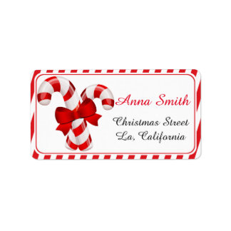 Kerst adresetiketten, kerst retour labels, etiket