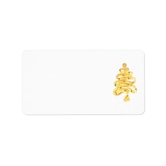 Kerst Adresetiketten kunst en design Etiket (Voorkant)