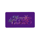 Kerst Adresetiketten SEIZOENSGEBONDEN Etiket (Voorkant)