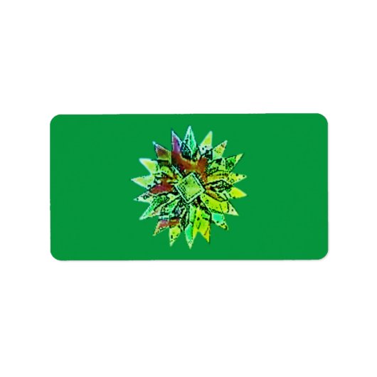 KERST ADRESETIKETTEN SEIZOENSGEBONDEN GROETEN ETIKET (Voorkant)