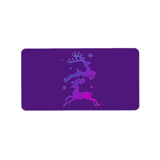 KERST ADRESETIKETTEN SEIZOENSGEBONDEN GROETEN ETIKET (Voorkant)