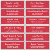 Kerst adresetiketten sticker (Voorkant)