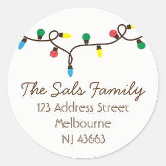 Kerst Adresetiketten Stickers