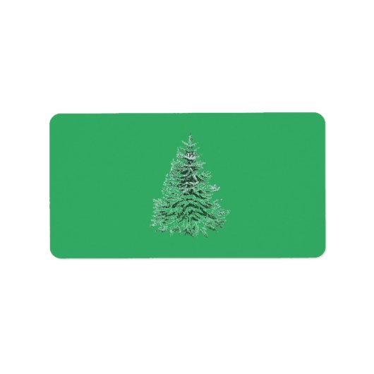 Kerst-adreslabels SEIZOENSGEBONDEN Etiket (Voorkant)