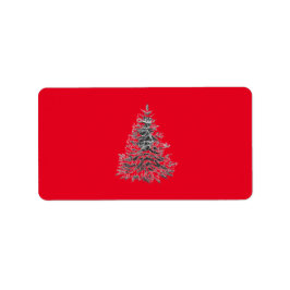 Kerst-adreslabels SEIZOENSGEBONDEN Etiket
