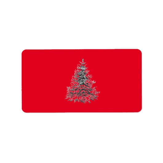 Kerst-adreslabels SEIZOENSGEBONDEN Etiket (Voorkant)