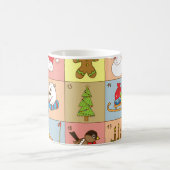 Kerst Advent: Doodle Element Collectie Koffiemok (Center)