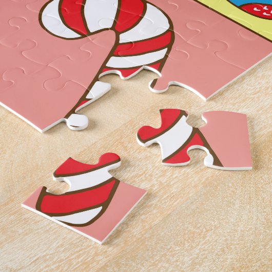 Kerst Advent: Doodle Element Collectie Legpuzzel (Zijkant)