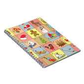Kerst Advent: Doodle Element Collectie Notitieboek (Rechterzijde)