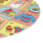 Kerst Advent: Doodle Element Collectie Snijplank (Hoek)