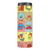 Kerst Advent: Doodle Element Collectie Thermosbeker (Achterkant)