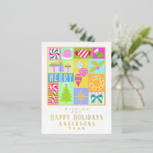 Kerst Advent Kalender Gevouwen Folie Vakantie Kaar