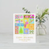 Kerst Advent Kalender Kerst Kaart (Staand Voorkant)