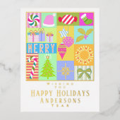 Kerst Advent Kalender Kerst Kaart (Voorkant)