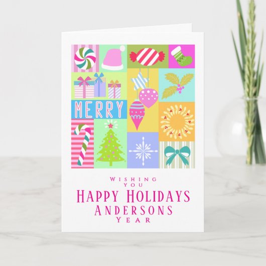 Kerst Advent Kalender Wenskaarten Bedankkaart (Voorkant)