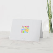 Kerst Advent Kalender Wenskaarten Bedankkaart (Achterkant)