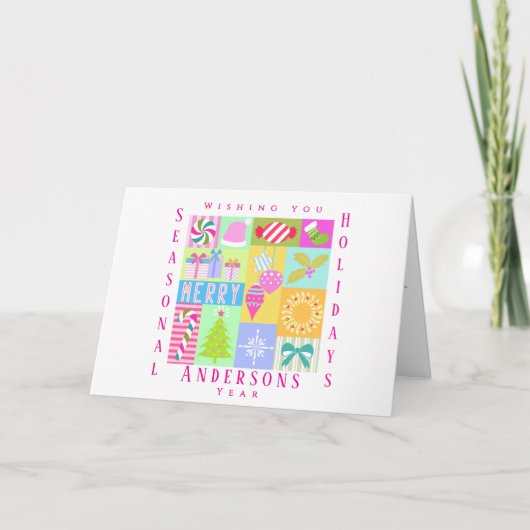Kerst Advent Kalender Wenskaarten Bedankkaart (Voorkant)