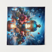 Kerst Advent Tapestry Wandkleed (Voorkant (horizontaal))