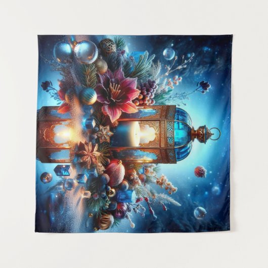 Kerst Advent Tapestry Wandkleed (Voorkant (horizontaal))