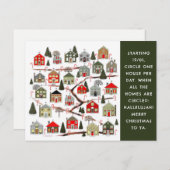 Kerst Advent Vakantiekaarten Feestdagenkaart (Voorkant / Achterkant)