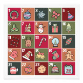 KERST ADVENTKALENDER 2023 POSTER (Voorkant)