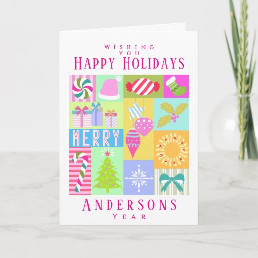 Kerst Adventkalender Bedankkaart (Voorkant)