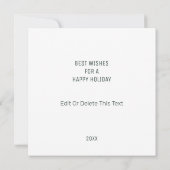 Kerst Adventkalender Kerstkaart Kaart (Achterkant)