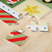 Kerst Adventkalender Legpuzzel (Zijkant)