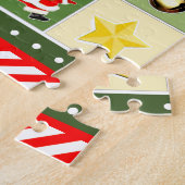 Kerst Adventkalender Legpuzzel (Zijkant)