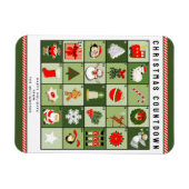 Kerst Adventkalender Magneet (Horizontaal)