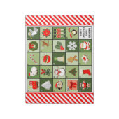 Kerst Adventkalender Notitieblok (Linkerzijde)