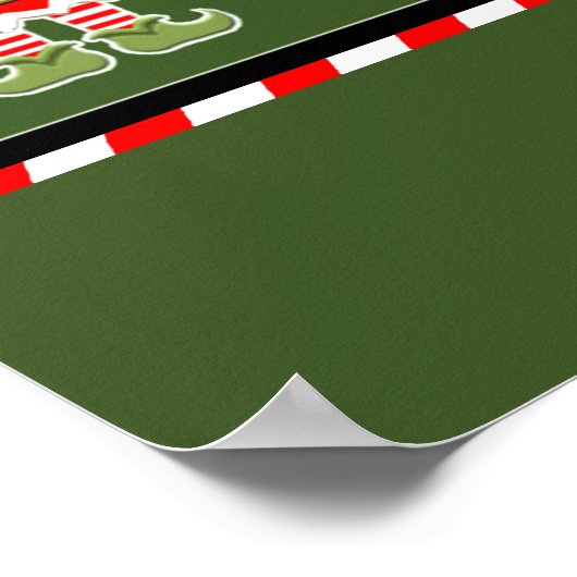 Kerst Adventkalender Poster (Hoek)