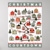 Kerst Adventkalender Poster (Voorkant)