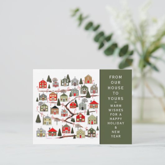 Kerst Adventkalender Vakantie Ansichtkaart Feestdagenkaart (Staand voorkant)