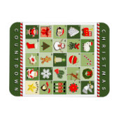 Kerst Adventskalender Magneet (Horizontaal)