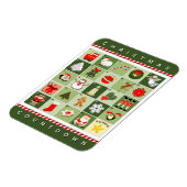 Kerst Adventskalender Magneet (Linkerzijde)