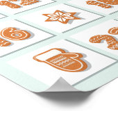 Kerst adventskalender poster (Hoek)