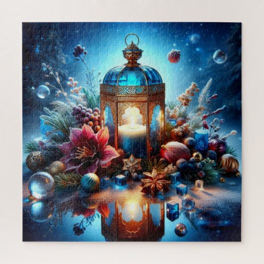 Kerst adventspuzzel legpuzzel (Verticaal)