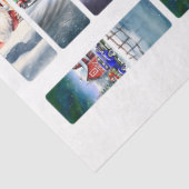 Kerst Afbeelding DIY Decoupage Bladwijzer Craft Tissuepapier (Detail)