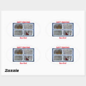 Kerst afbeelding voor Oval-Stickers-Glanzend Ovale Sticker (Vel)
