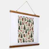 Kerst Afbeelding wandtapijten Hangend Wandkleed (Gebogen)