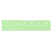 Kerst Afbeeldingen Patroon Licht Groen Modern Korte Tafelloper (Horizontaal)