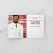 Kerst-Afrikaanse kerst Kaart (Binnen)