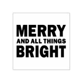 Kerst & Alle Heldere Dingen Kerststempel Rubberstempel (Afrduk)