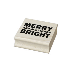 Kerst & Alle Heldere Dingen Kerststempel Rubberstempel